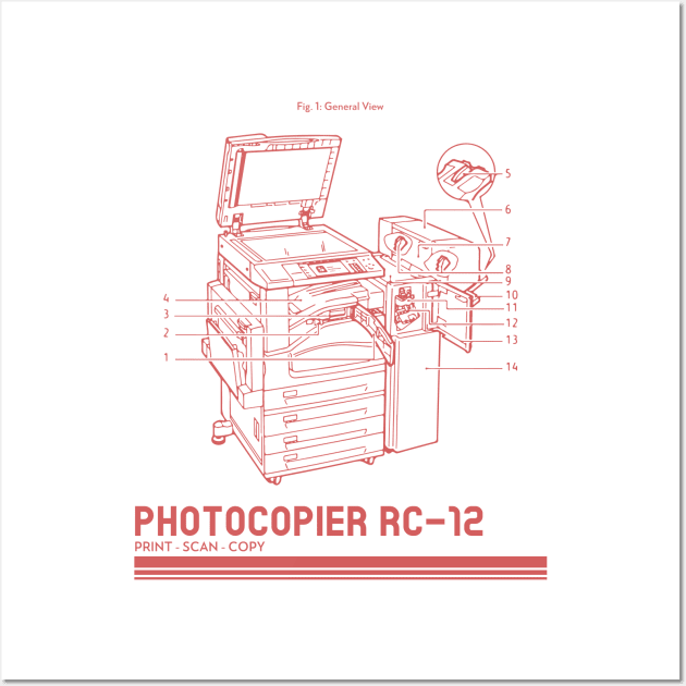 Design of Photocopier Wall Art by ForEngineer